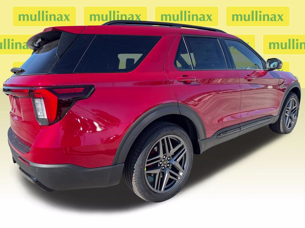 2026 Rapid Red Metallic Tinted Clearcoat Ford Explorer ST-Line RWD SUV