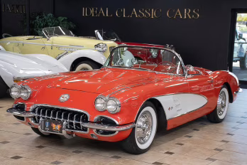 1958 Signet Red Chevrolet Corvette 2x4bbl 4-Speed Convertible