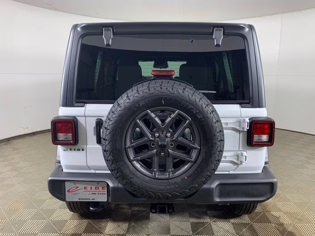 2026 Bright White Clearcoat Jeep Wrangler 4-Door Sport S 4X4 SUV