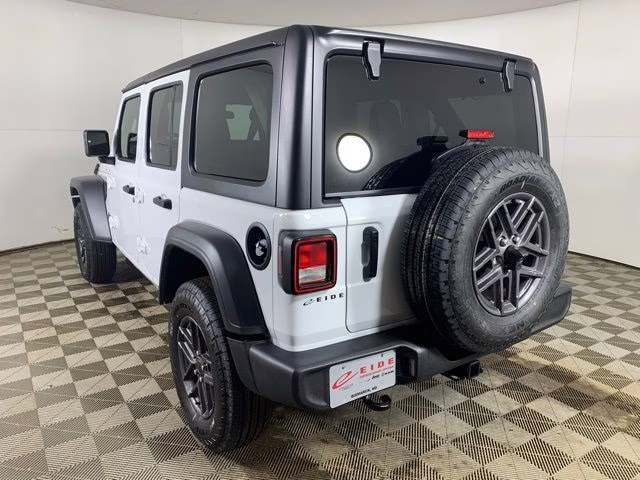 2026 Bright White Clearcoat Jeep Wrangler 4-Door Sport S 4X4 SUV