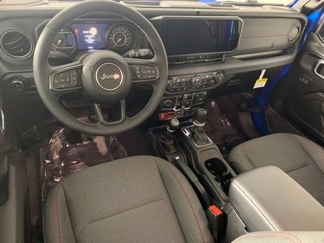 2026 Hydro Blue Pearl Coat Jeep Wrangler 4-Door Rubicon 4X4 SUV