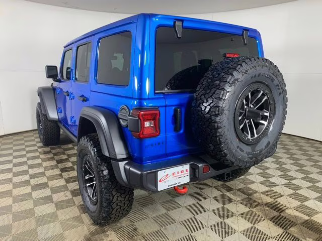 2026 Hydro Blue Pearl Coat Jeep Wrangler 4-Door Rubicon 4X4 SUV