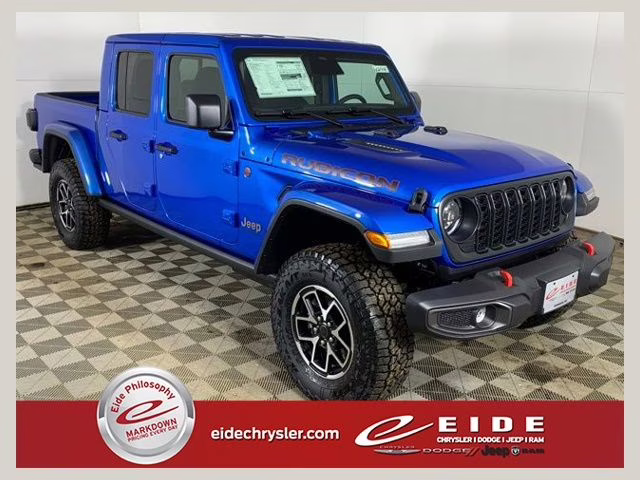 2026 Hydro Blue Pearlcoat Jeep Gladiator Rubicon 4X4 Truck
