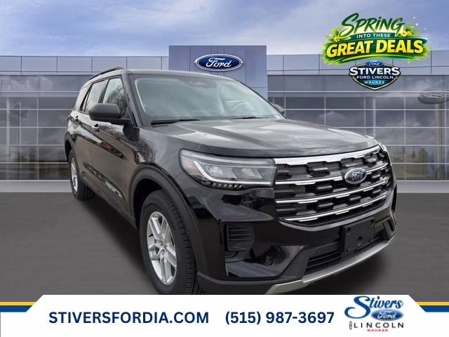 2026 Agate Black Metallic Ford Explorer Active 4X4 SUV
