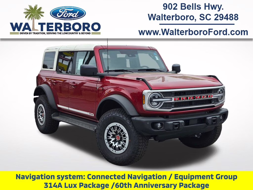 2026 Ruby Red Metallic Tinted Clearcoat Ford Bronco Outer Banks 4X4 SUV