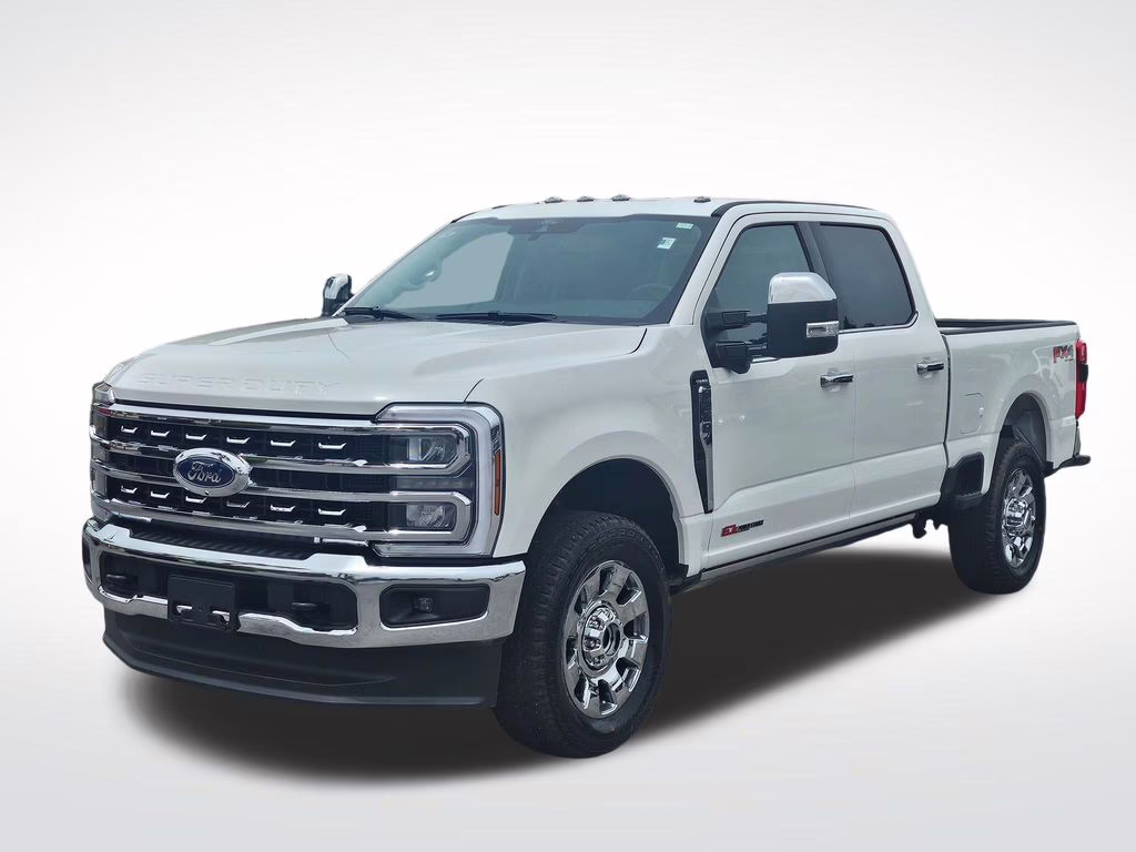 2026 Star White Metallic Tri-Coat Ford Super Duty F-250 SRW Lariat 4X4 Truck