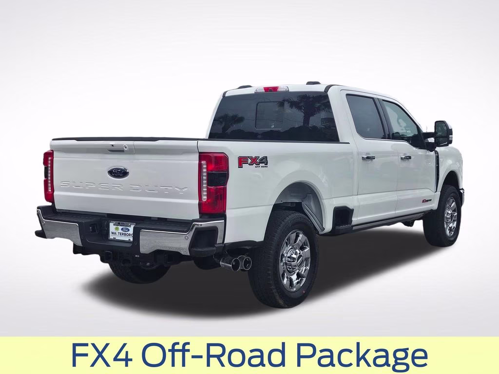 2026 Star White Metallic Tri-Coat Ford Super Duty F-250 SRW Lariat 4X4 Truck