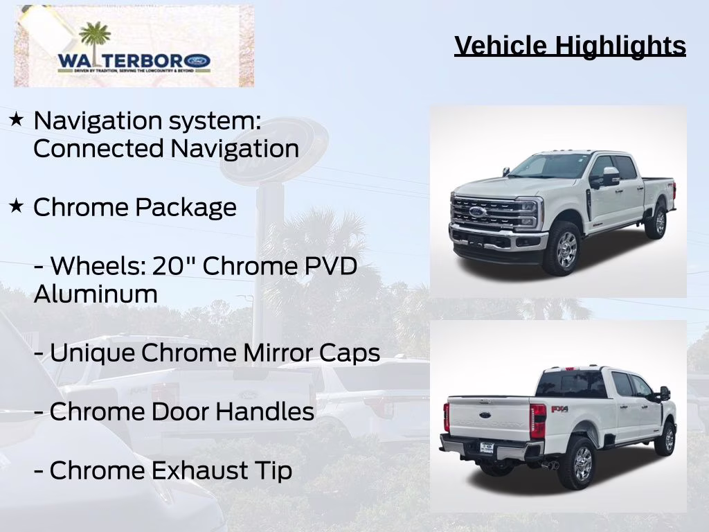 2026 Star White Metallic Tri-Coat Ford Super Duty F-250 SRW Lariat 4X4 Truck