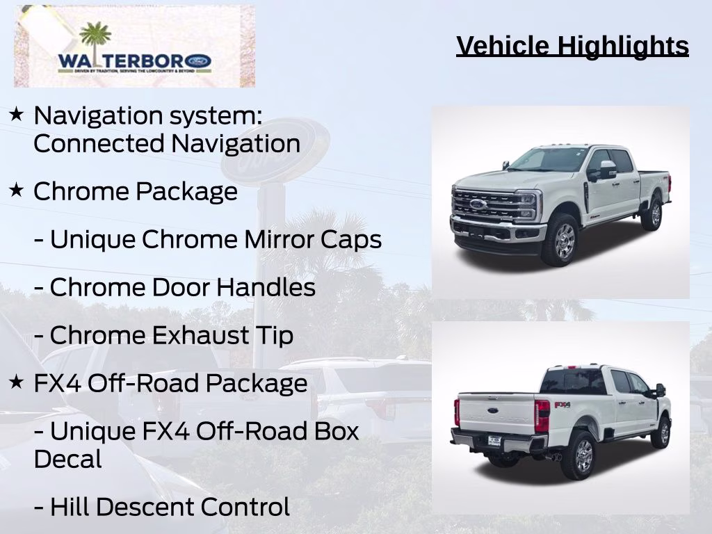 2026 Star White Metallic Tri-Coat Ford Super Duty F-250 SRW Lariat 4X4 Truck