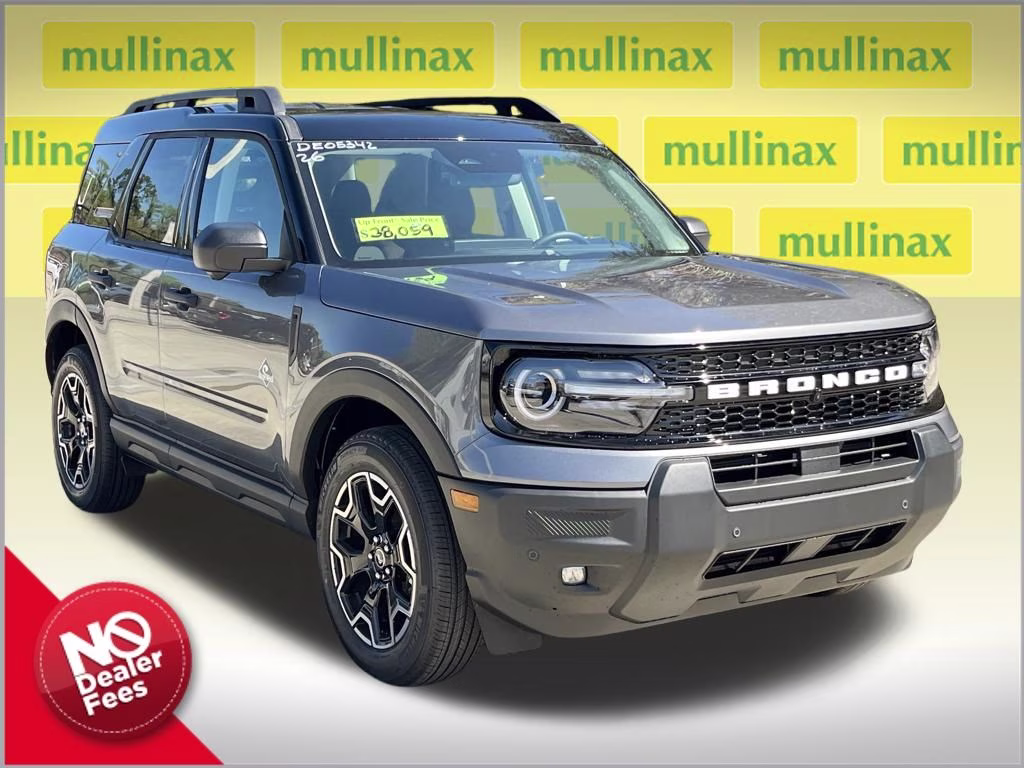 2026 Gray Metallic Ford Bronco Sport Outer Banks 4X4 SUV