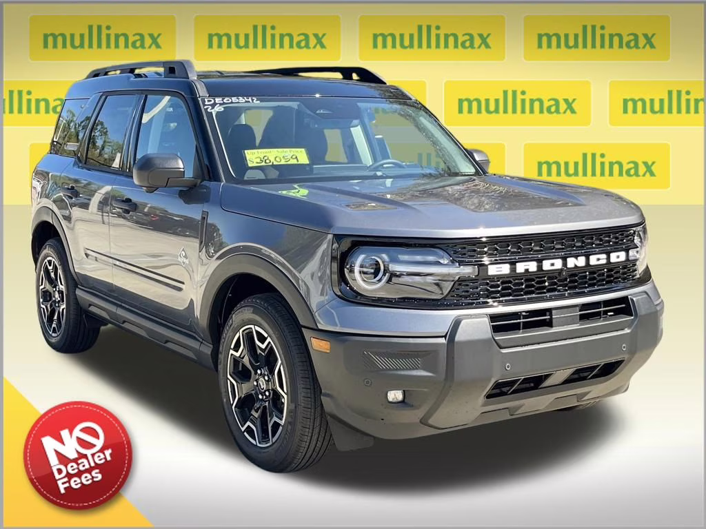 2026 Gray Metallic Ford Bronco Sport Outer Banks 4X4 SUV