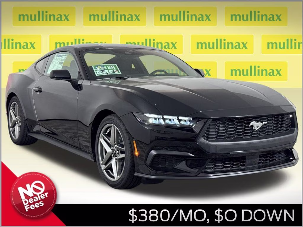 2026 Shadow Black Ford Mustang EcoBoost RWD Coupe