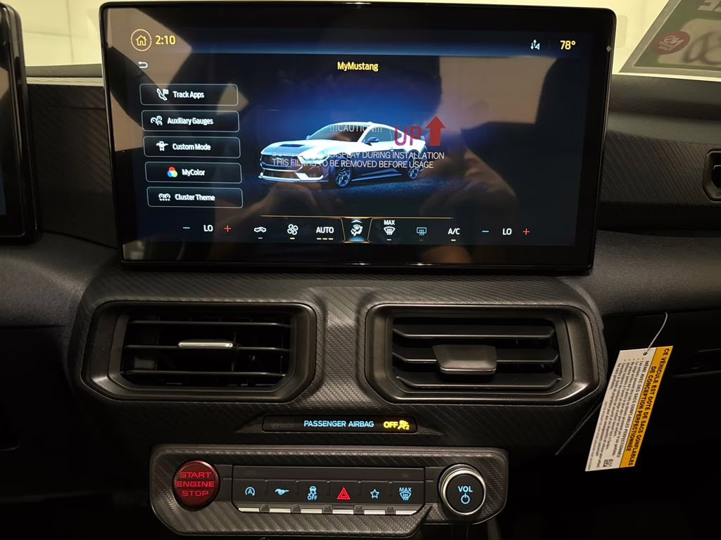 2026 Shadow Black Ford Mustang EcoBoost RWD Coupe