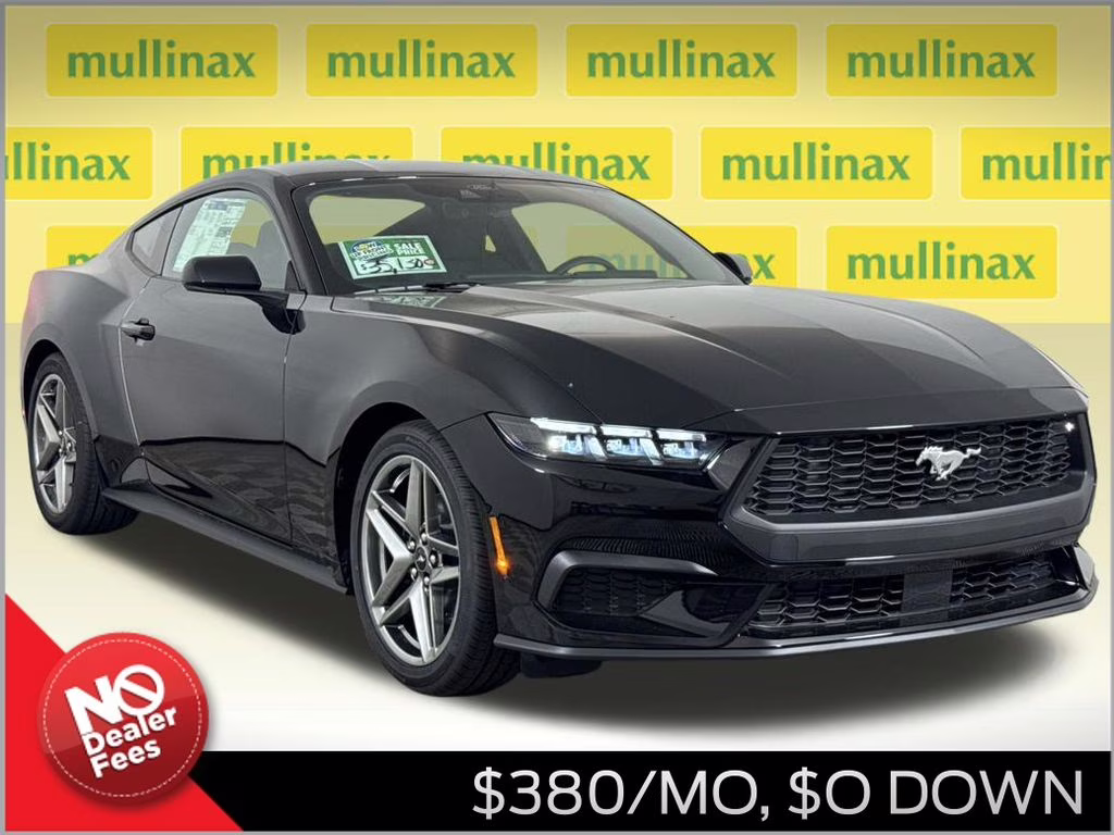 2026 Shadow Black Ford Mustang EcoBoost RWD Coupe