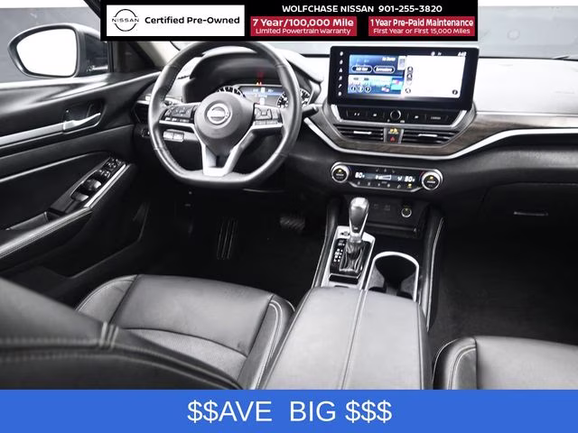 2025 Super Black Clearcoat Nissan Altima 2.5 SL FWD Sedan