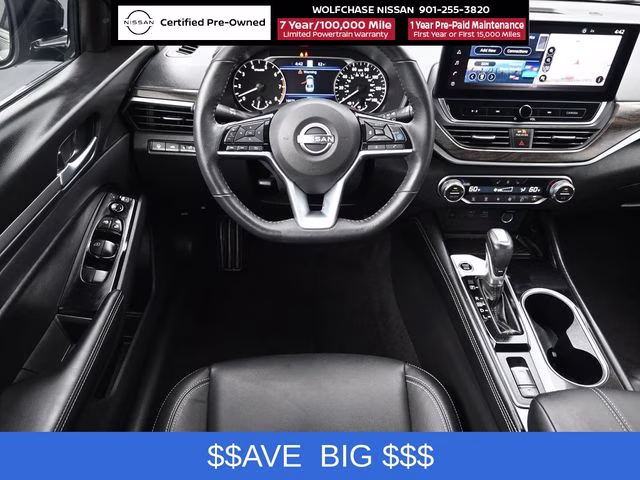 2025 Super Black Clearcoat Nissan Altima 2.5 SL FWD Sedan