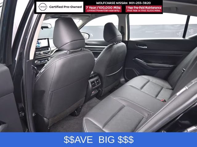 2025 Super Black Clearcoat Nissan Altima 2.5 SL FWD Sedan