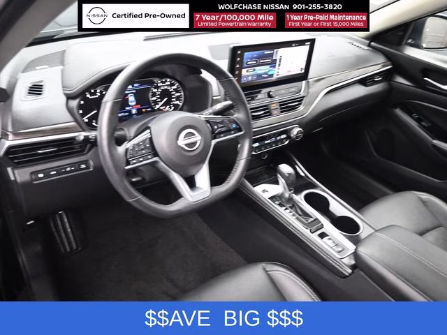 2025 Super Black Clearcoat Nissan Altima 2.5 SL FWD Sedan