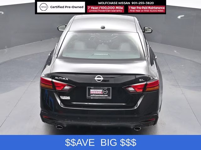 2025 Super Black Clearcoat Nissan Altima 2.5 SL FWD Sedan