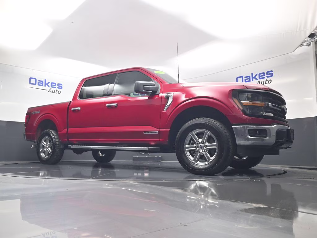 2025 Red Metallic Ford F-150 XLT 4X4 Truck
