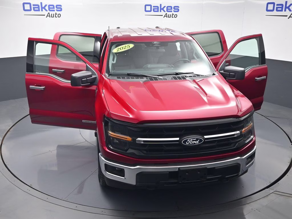 2025 Red Metallic Ford F-150 XLT 4X4 Truck