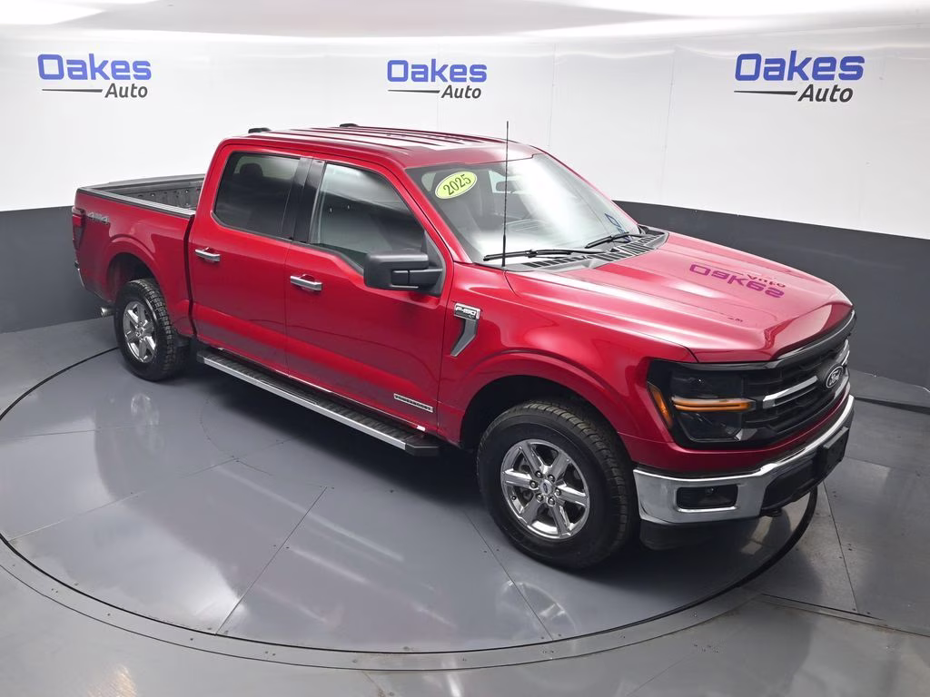 2025 Red Metallic Ford F-150 XLT 4X4 Truck