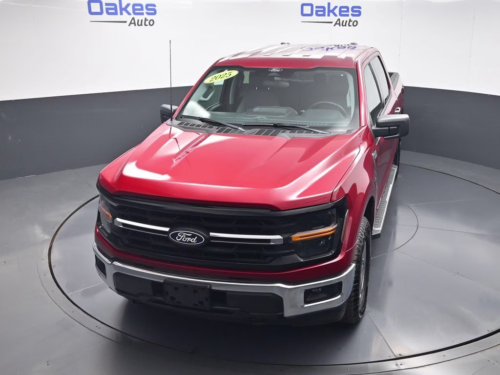 2025 Red Metallic Ford F-150 XLT 4X4 Truck