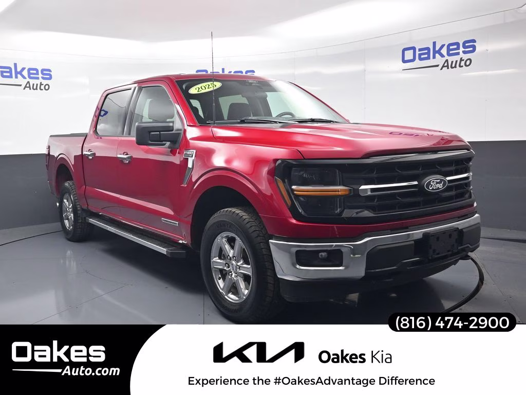 2025 Red Metallic Ford F-150 XLT 4X4 Truck