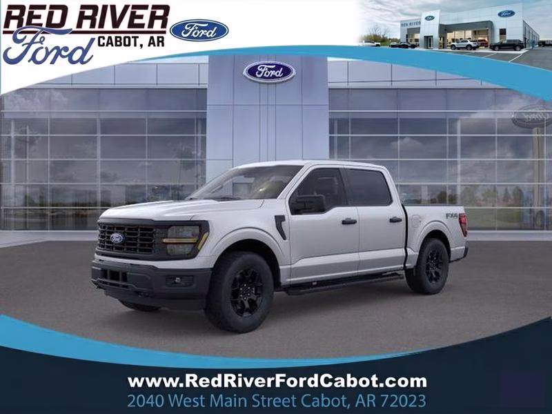 2026 Iconic Silver Metallic Ford F-150 STX 4X4 Truck