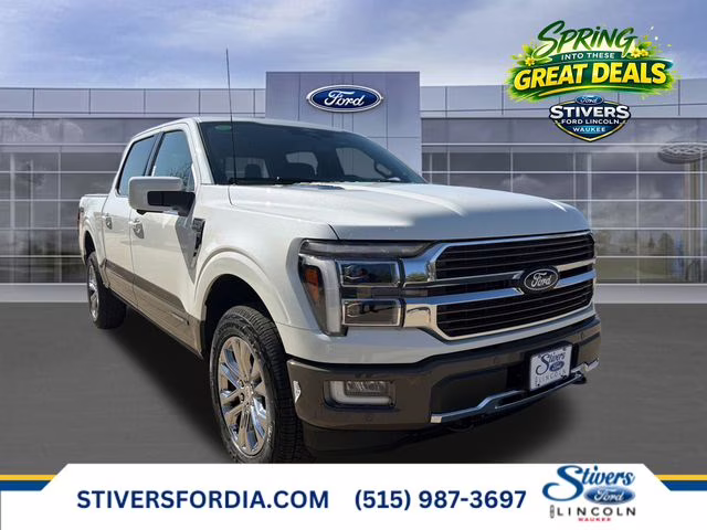2026 Star White Metallic Tri-Coat Ford F-150 King Ranch 4X4 Truck