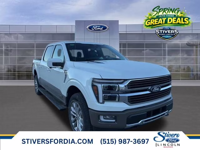 2026 Star White Metallic Tri-Coat Ford F-150 King Ranch 4X4 Truck