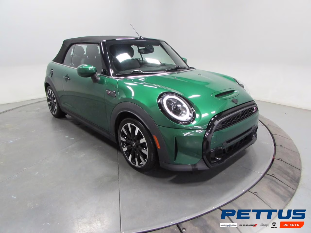 2022 British Racing Green IV Metallic MINI Cooper S Signature FWD Convertible