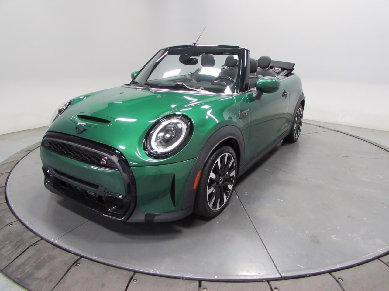 2022 British Racing Green IV Metallic MINI Cooper S Signature FWD Convertible