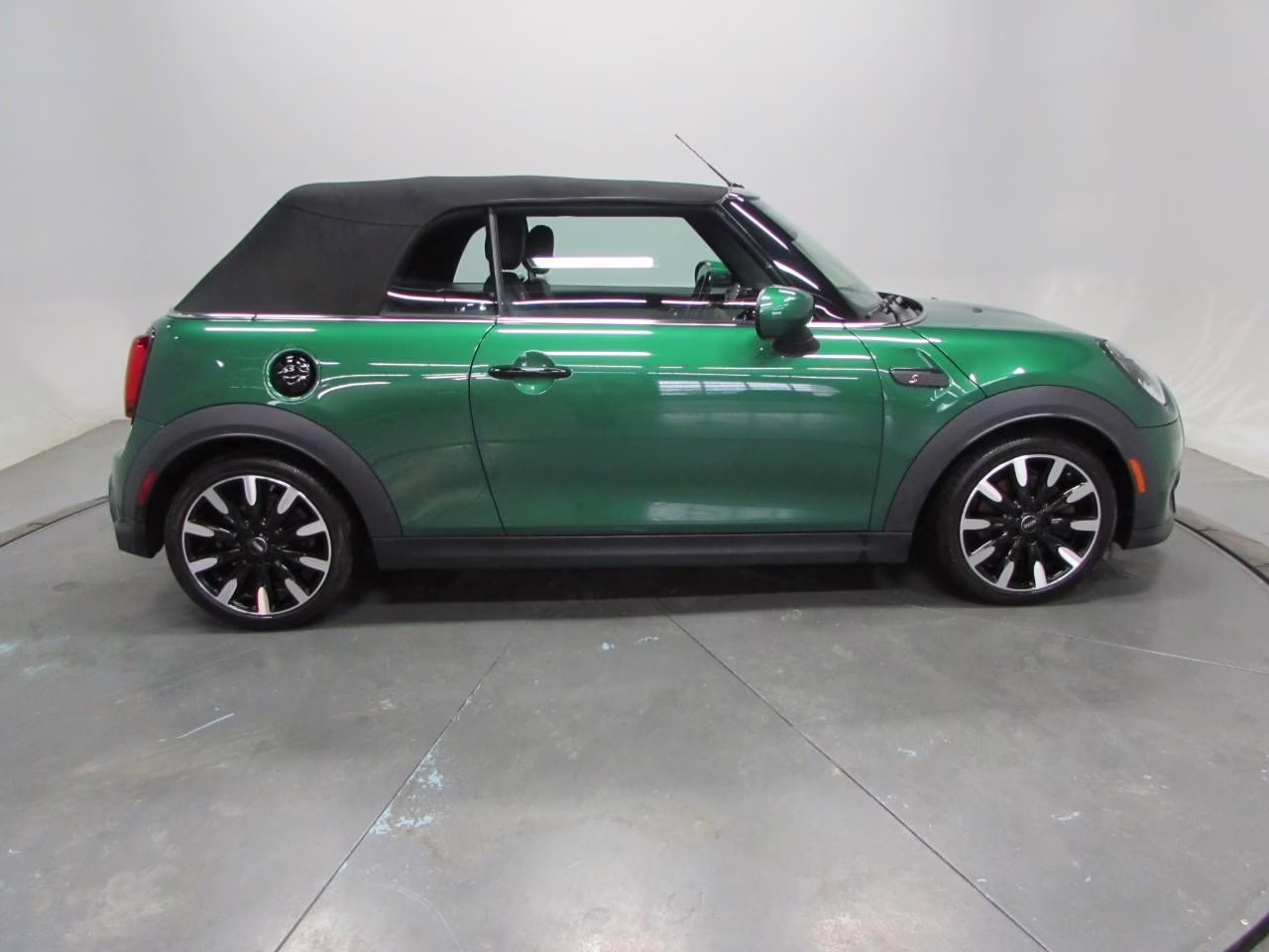2022 British Racing Green IV Metallic MINI Cooper S Signature FWD Convertible