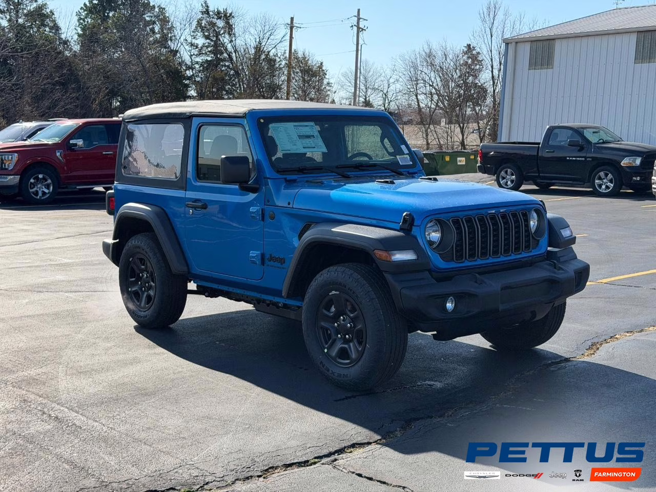 2026 Hydro Blue Pearlcoat Jeep Wrangler Sport 4X4 SUV