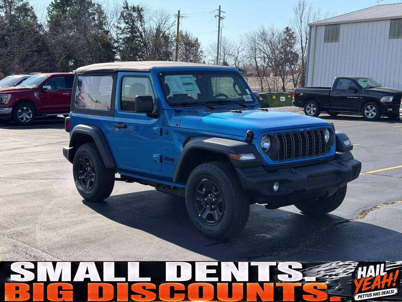 2026 Hydro Blue Pearlcoat Jeep Wrangler Sport 4X4 SUV