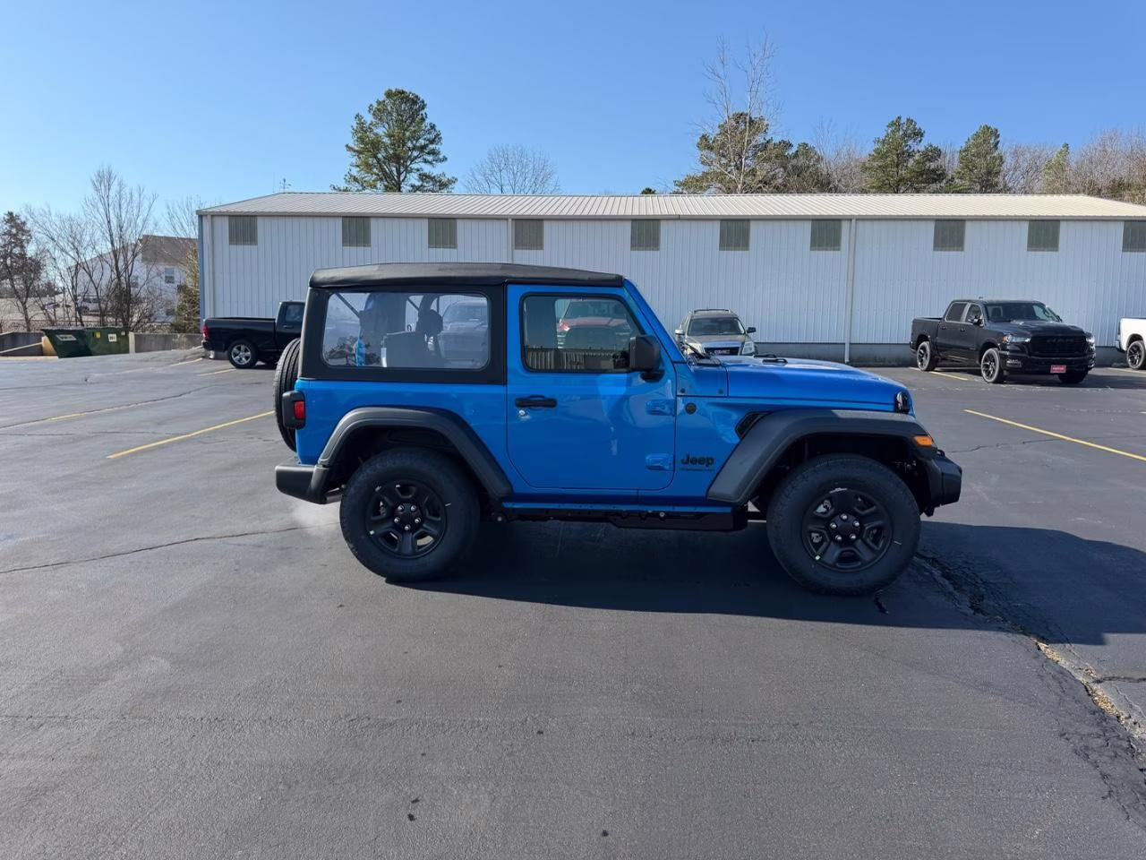 2026 Hydro Blue Pearlcoat Jeep Wrangler Sport 4X4 SUV