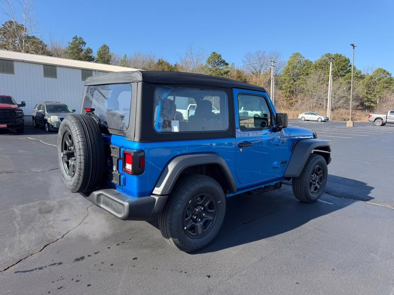 2026 Hydro Blue Pearlcoat Jeep Wrangler Sport 4X4 SUV