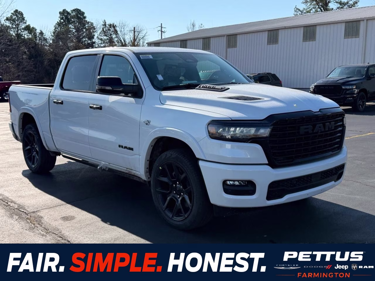 2026 Ivory White Tri-Coat Pearlcoat Ram 1500 Laramie 4X4 Truck