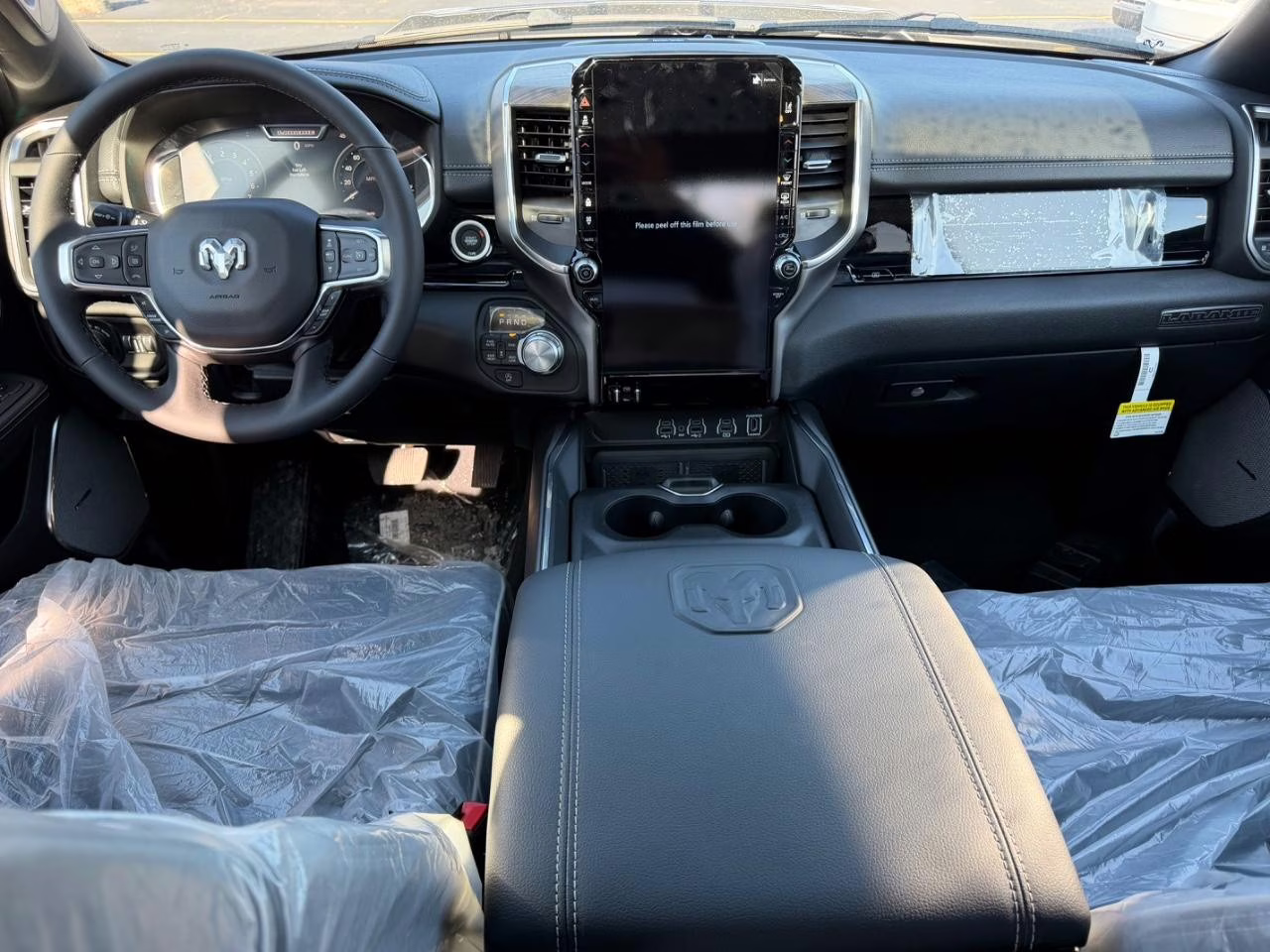 2026 Ivory White Tri-Coat Pearlcoat Ram 1500 Laramie 4X4 Truck