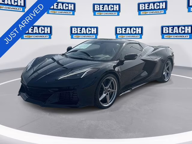 2025 Black Chevrolet Corvette E-Ray 2LZ AWD Convertible