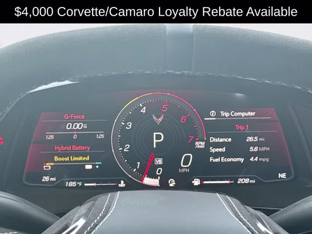 2025 Black Chevrolet Corvette E-Ray 2LZ AWD Convertible