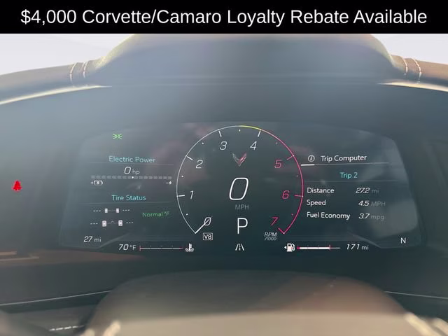 2025 Black Chevrolet Corvette E-Ray 2LZ AWD Convertible