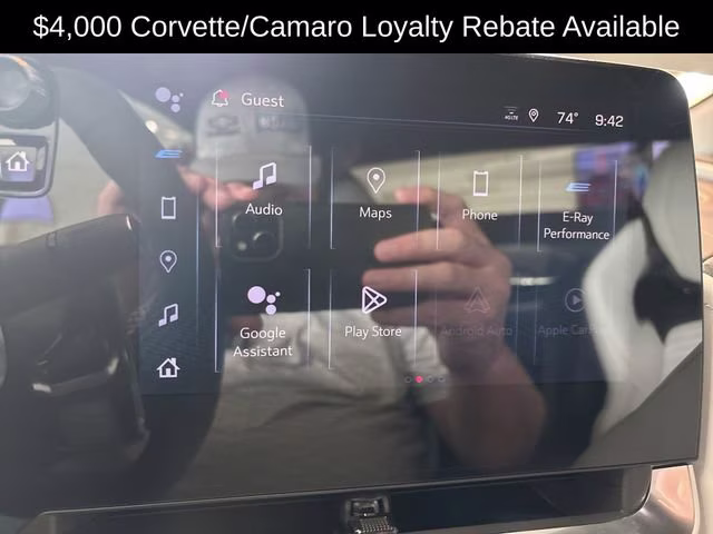 2025 Black Chevrolet Corvette E-Ray 2LZ AWD Convertible