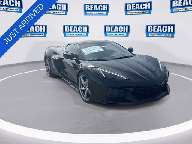 2025 Black Chevrolet Corvette E-Ray 2LZ AWD Convertible