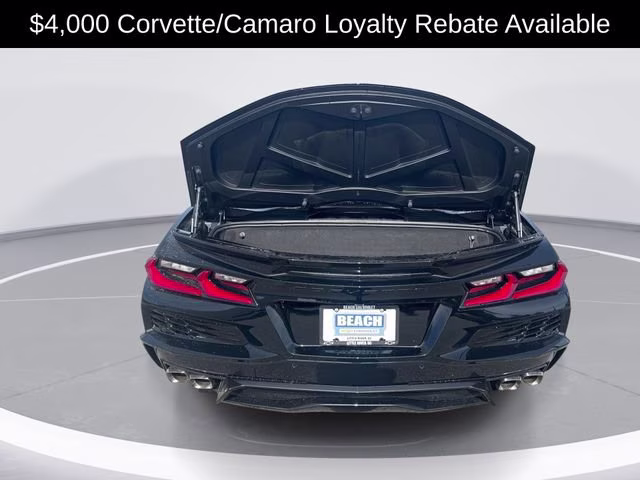 2025 Black Chevrolet Corvette E-Ray 2LZ AWD Convertible