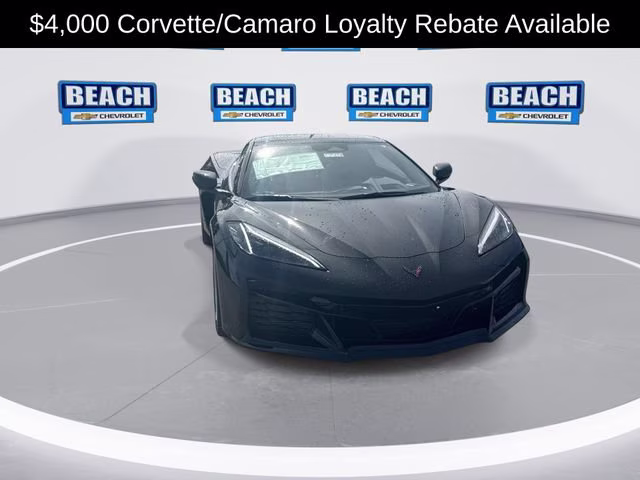 2025 Black Chevrolet Corvette E-Ray 2LZ AWD Convertible