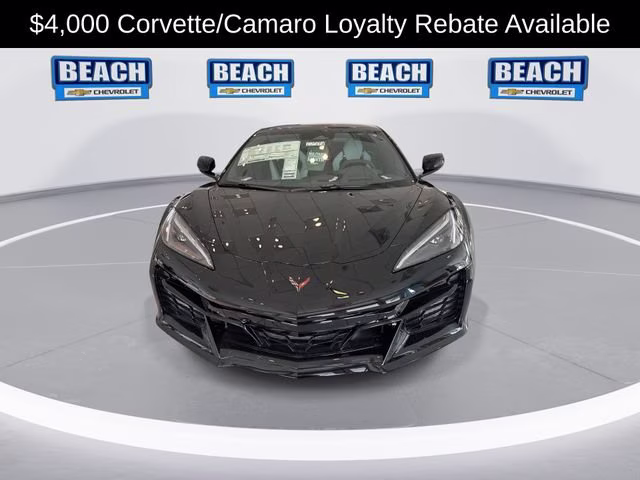 2025 Black Chevrolet Corvette E-Ray 2LZ AWD Convertible