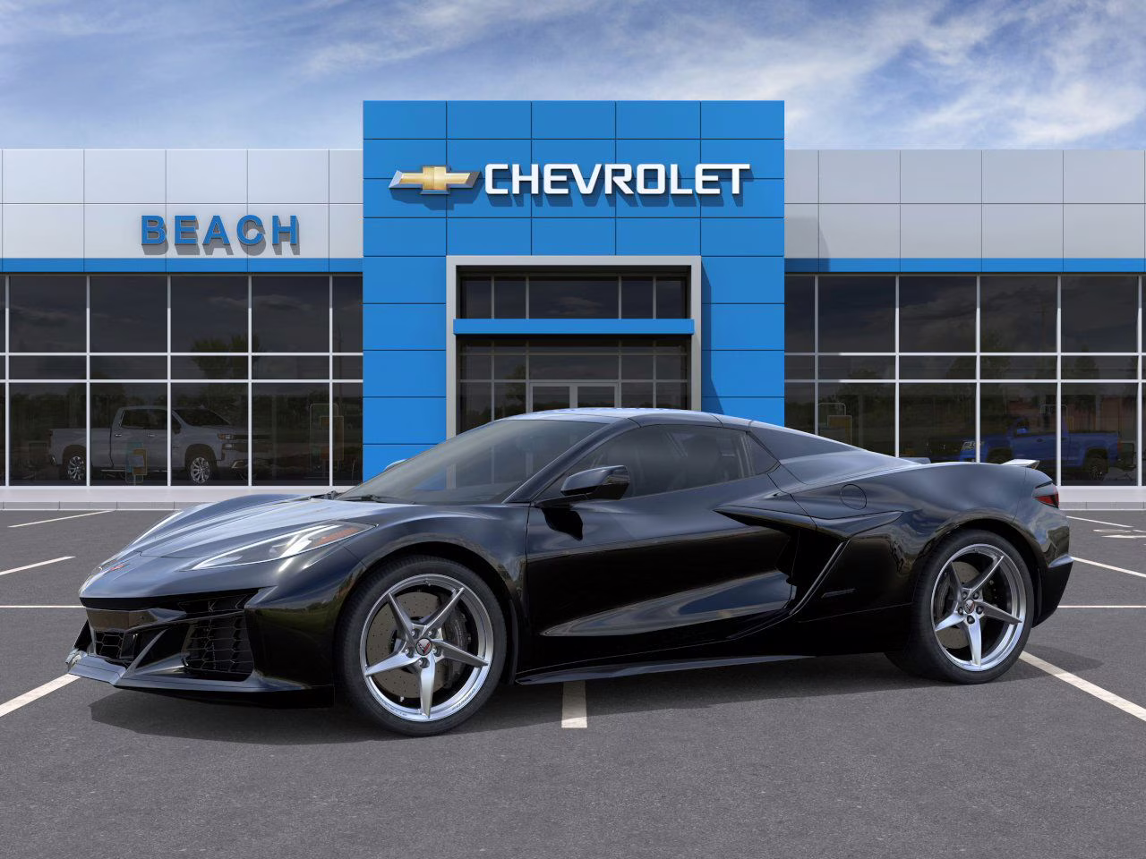 2025 Black Chevrolet Corvette E-Ray 2LZ AWD Convertible