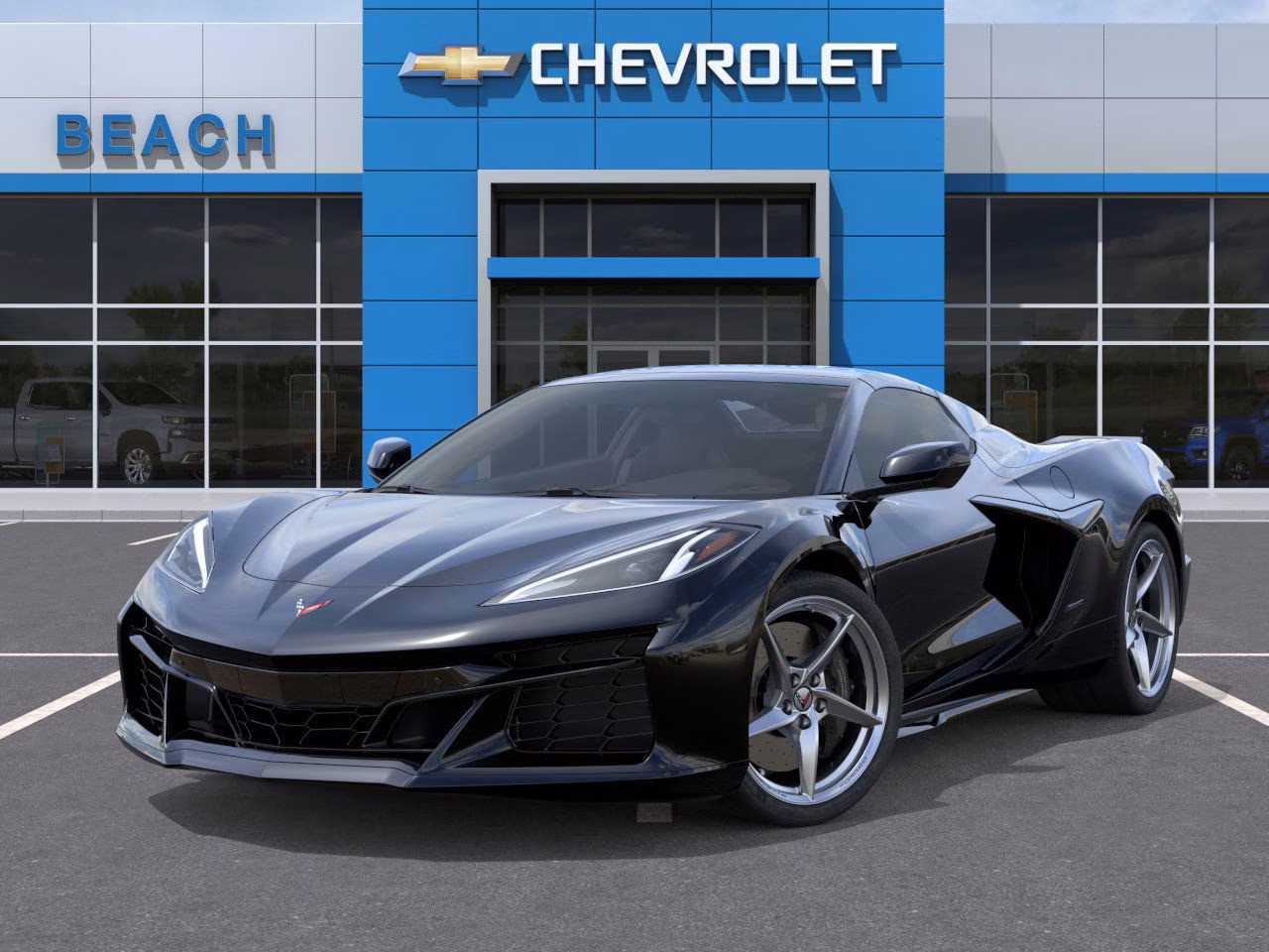 2025 Black Chevrolet Corvette E-Ray 2LZ AWD Convertible